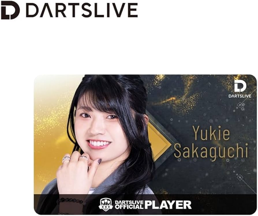 Amazon | DARTSLIVE PLAYER GOODS第六弾 坂口優希恵選手 ダーツ カード